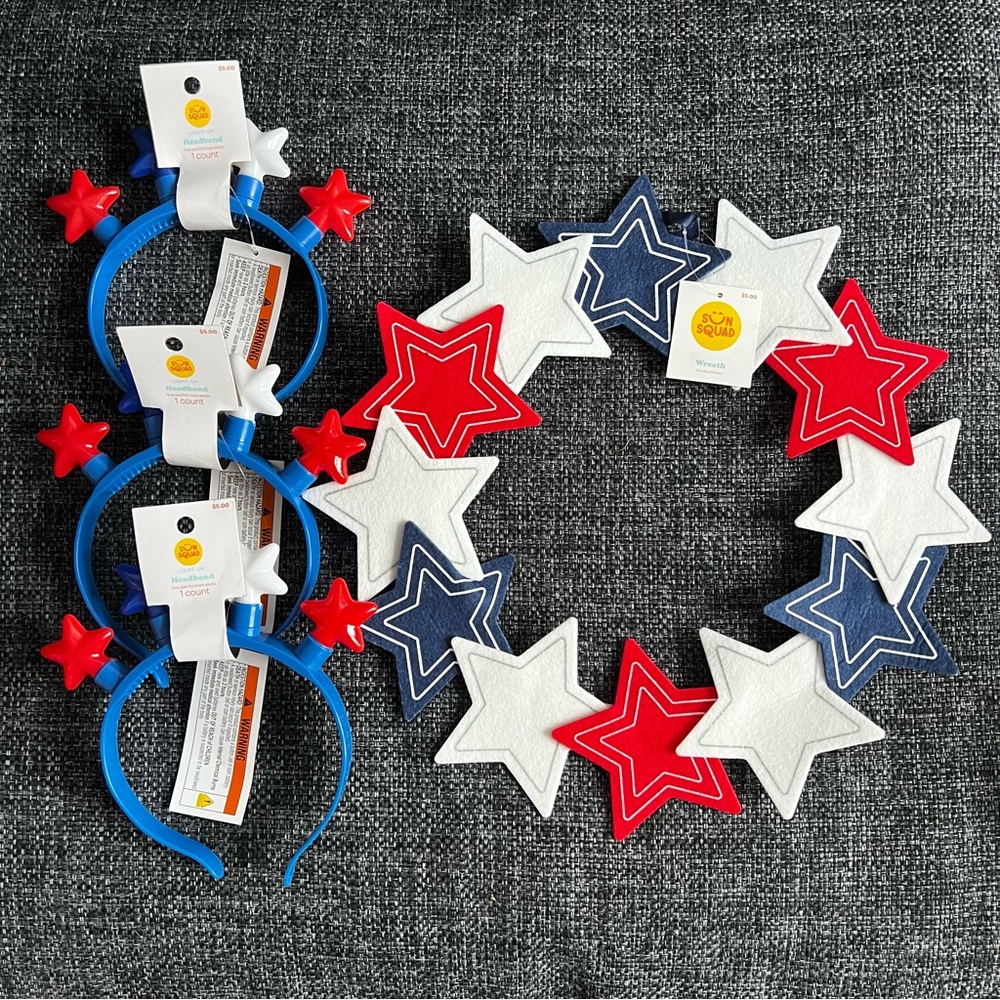 NWT Sun Squad 4th of July Bundle